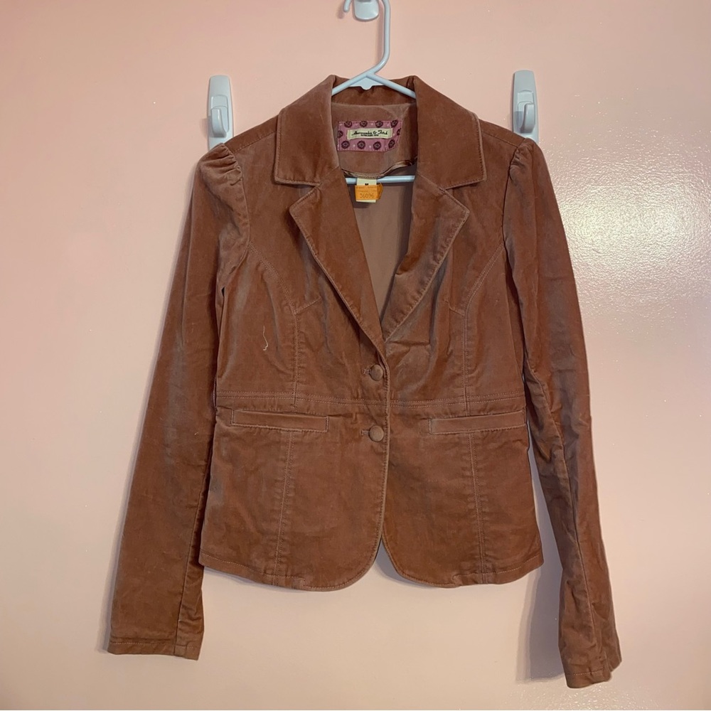 Vintage Abercrombie Velvet Blazer Jacket
